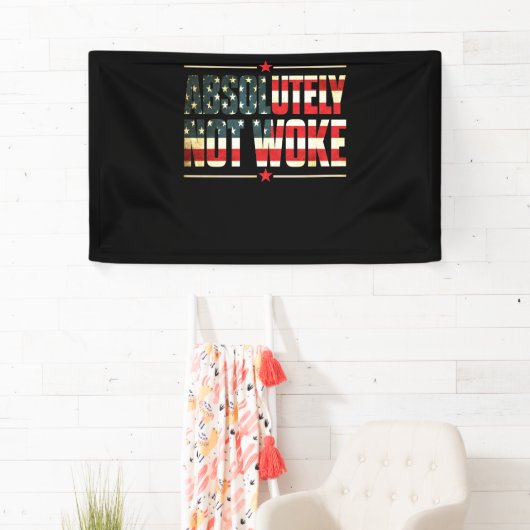 絶対に目を覚ましアンチ目覚めキャンセルカルチャー 横断幕 (インサイチュ)