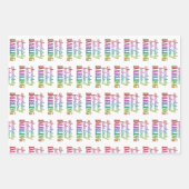 絶対に素晴らしいダーリングラッピング紙- Glam ラッピングペーパーシート (正面2)