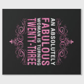 絶対に素晴らしい女性が31歳になっている ラッピングペーパー (フラット)