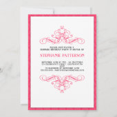 絶対に素晴らしい40歳の誕生日パーティの招待状 招待状 (裏面)