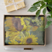 絶対に豪華なヒマワリの芸術の大量 薄葉紙 (ギフト)