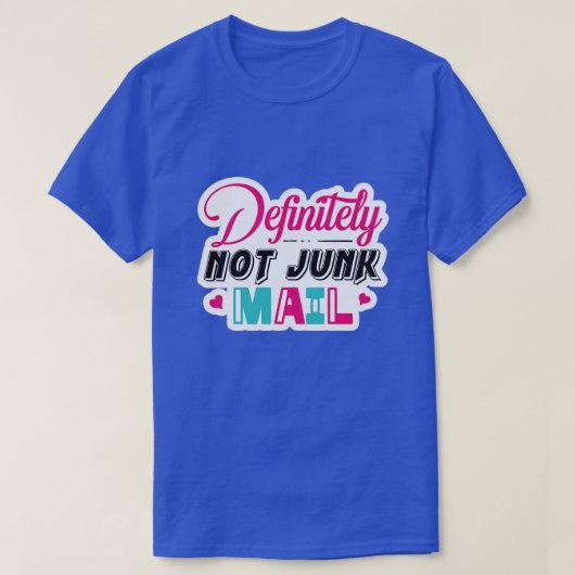 絶対に迷惑メールではない01 Tシャツ (デザイン正面)