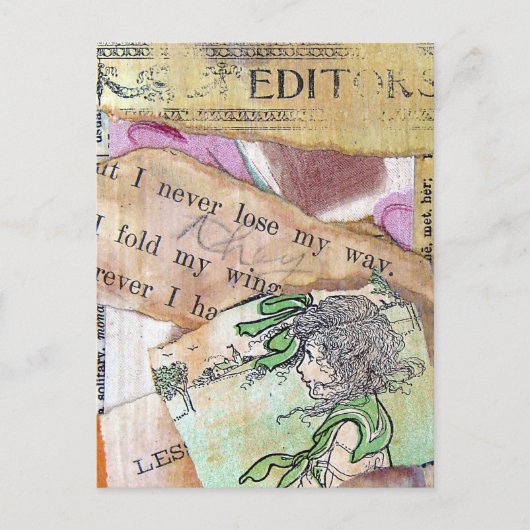 絶対に道を開かない ポストカード (正面)