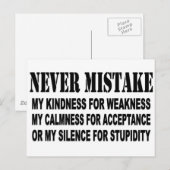 絶対に間違いない ポストカード (正面/裏面)