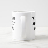 絶対に1日を過素晴らしごす！ tkkinney.com ジャンボコーヒーマグカップ (裏面)