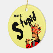 絶対に セラミックオーナメント (左)