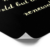 絶対に…プリント ポスター (角)