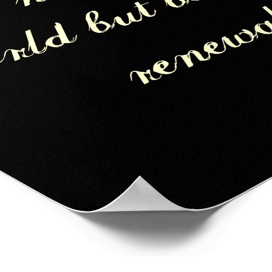 絶対に…プリント ポスター (角)