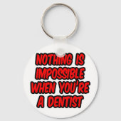 絶対に…歯医者 キーホルダー (正面)