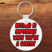 絶対に…歯医者 キーホルダー (正面)