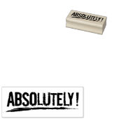 絶対はっきりしたレタリングことわざ ラバースタンプ (押印)