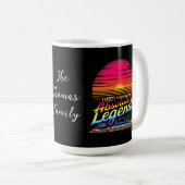 絶対伝説を扱うのに使った作品 コーヒーマグカップ (正面右)