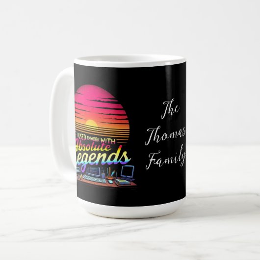 絶対伝説を扱うのに使った作品 コーヒーマグカップ (正面左)