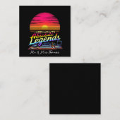 絶対伝説を扱うのに使った作品 スクエア名刺 (正面/裏面)