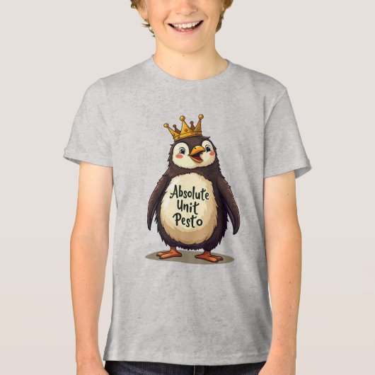 絶対単位ペスト – キングペンギン トライブレンドTシャツ (正面)