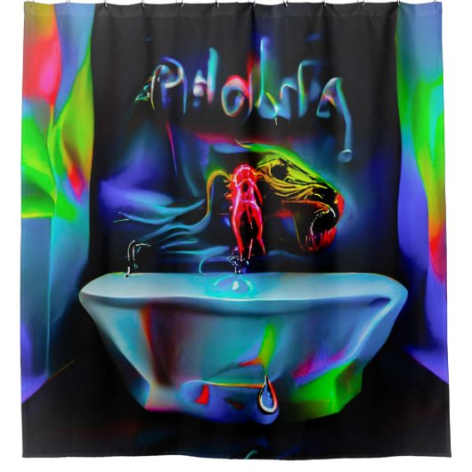 絶対恐怖症2 シャワーカーテン (正面)