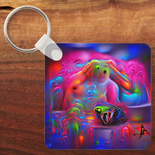 絶対恐怖症 キーホルダー (正面)