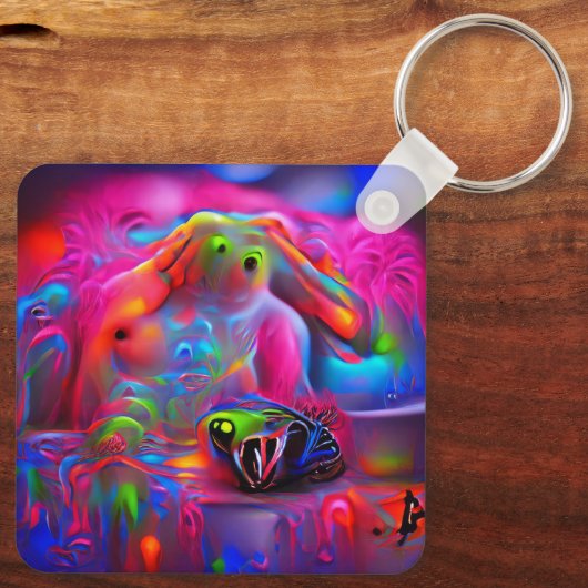 絶対恐怖症 キーホルダー (裏面)