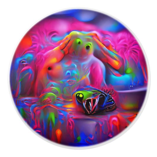 絶対恐怖症 セラミックノブ (正面)