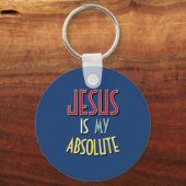 絶対的なキリスト教の信仰の引用句 JESUS キーホルダー (正面)