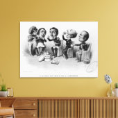 絶対的な王は錠剤を飲み込まざるをえなかった キャンバスプリント (インサイチュ (リビング))