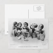 絶対的な王は錠剤を飲み込まざるをえなかった ポストカード (正面/裏面)