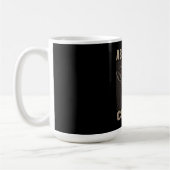 絶対的混乱!鳴き叫ぶヤギの面白くてレトロなデザイン コーヒーマグカップ (左)