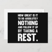 絶対素晴らしに何もしない… ポストカード (正面/裏面)