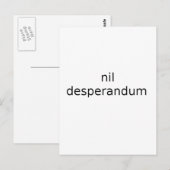 絶望のない絶望は決してない ポストカード (正面/裏面)