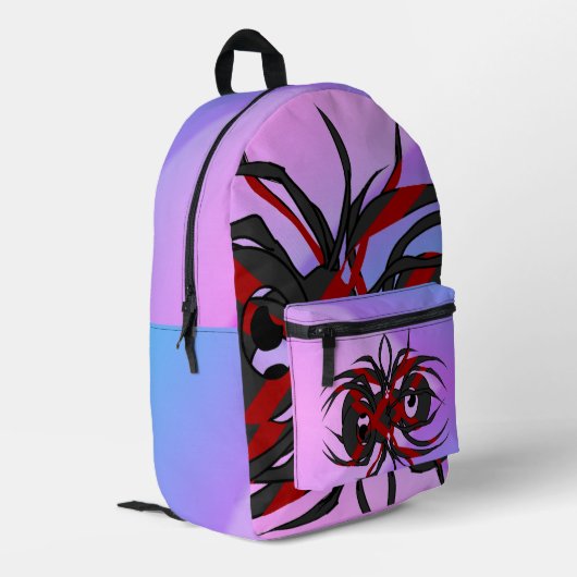 絶望の嵐 プリントバックパック (裏面左端)