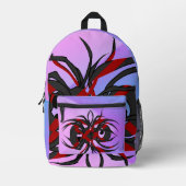 絶望の嵐 プリントバックパック (正面)