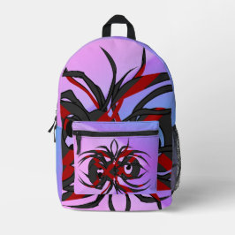 絶望の嵐 プリントバックパック