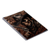 絶望の死:カウボーイハットの銃を振り回すスカル ノートブック (右側)