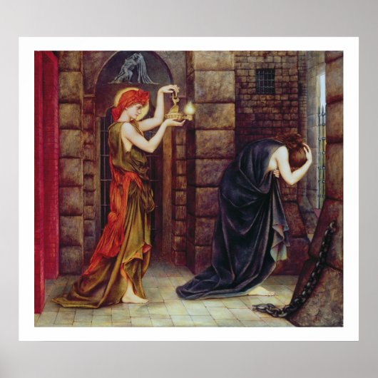 絶望の監獄での希望(キャンバス上の油) ポスター (正面)