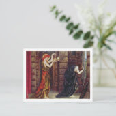 絶望の監獄での希望(キャンバス上の油) ポストカード (スタンド正面)