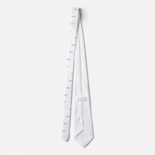 絶望は選択の余地がない ネクタイ (裏面)