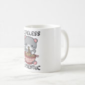 絶望的なかわいいラーメン猫 コーヒーマグカップ (正面右)