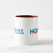 絶望的なアンチオバマ- ツートーンマグカップ (中央)