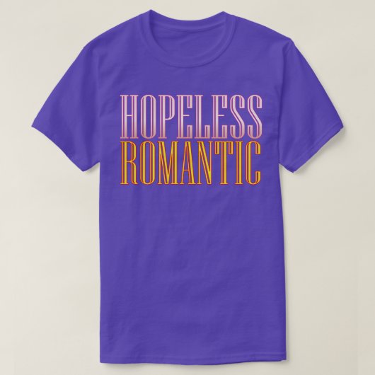 絶望的なロマンチック Tシャツ (デザイン正面)
