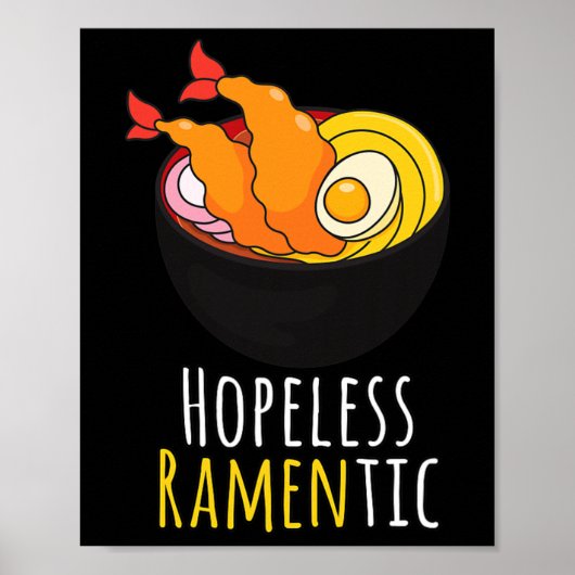 絶望的なramenticかわいいかわいいラーメン麺ぷん ポスター (正面)