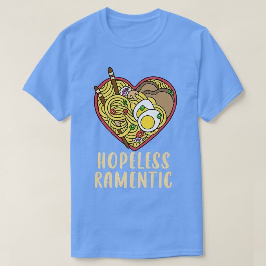 絶望的なramenticハート丼ラーメン175 tシャツ (デザイン正面)