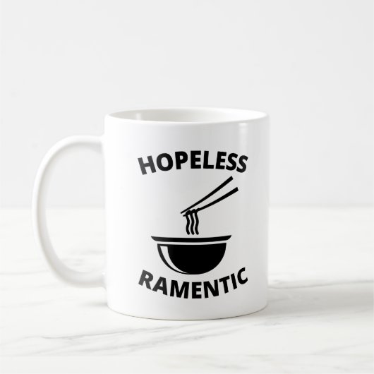 絶望的なramentic コーヒーマグカップ (左)