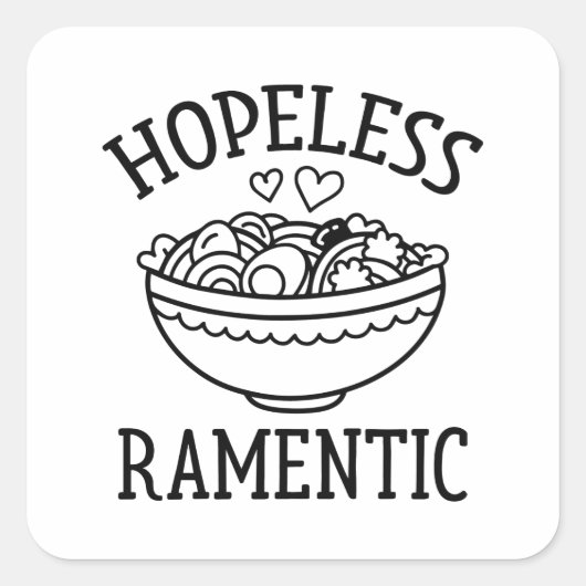 絶望的なramentic スクエアシール (正面)