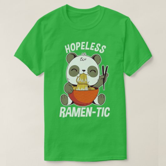 絶望的なramentic tシャツ (デザイン正面)