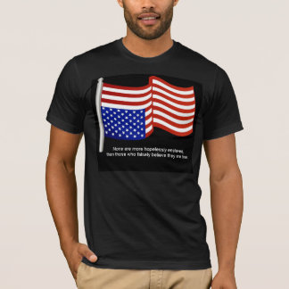 絶望的に奴隷にされた黒 Tシャツ