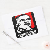 絶望的:バラク・オバマ! スクエアシール (封筒)