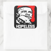 絶望的:バラク・オバマ! スクエアシール (バッグ)