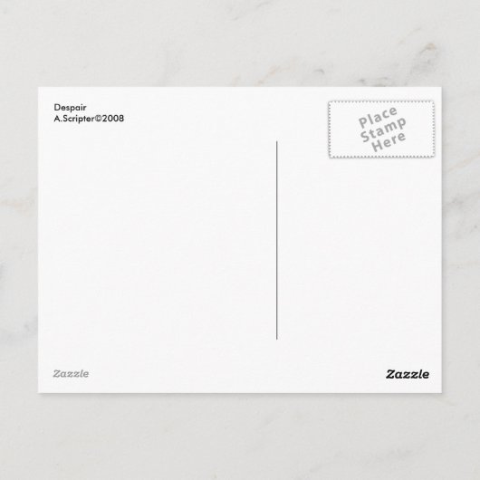 絶望 ポストカード (裏面)