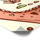 絶滅した動物。先史時代の爬虫類。かわいいカートー ポスター (角)