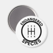 絶滅のおそれのある種（5種） マグネット (正面/裏面)